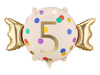 Balon foliowy Cukierek 5 urodziny Happy 5 Birthday 61 x 37 cm