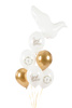 Balony lateksowe God Bless białe 30 cm 6 szt.