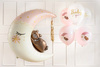 Balony lateksowe Baby Shower Baby Girl różowe 30 cm 6 szt.