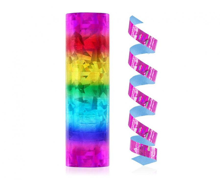 Serpentyna holograficzna tęczowa - 4 m