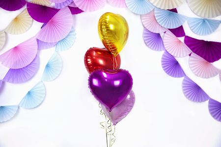 Balon foliowy Walentynki Serce czerwony 45 cm