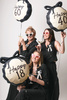 Balon foliowy pastylka Happy ''60'', 47,5x45 cm, mix