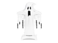 Balon foliowy stojący Duch Halloween XXL biały 109 x 165 cm