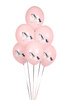 Balony lateksowe Konik Pale Pastel różowe 30 cm 6 szt.