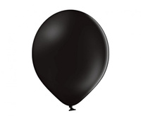 Balon lateksowy Pastel Black czarny 25 cm