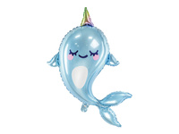 Balon foliowy Narwal 53 x 87 cm