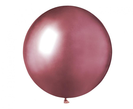 Balon lateksowy Shiny różowy 50 cm