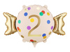 Balon foliowy Cukierek 2 urodziny Happy 2 Birthday 61 x 37 cm