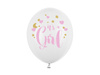 Balony 30cm, It's a Girl, P. Pure White (1 op. / 6 szt.)
