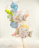 Balon foliowy Cukierek 4 urodziny Happy 4 Birthday 61 x 37 cm