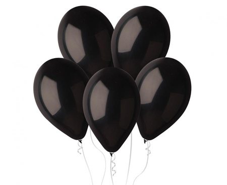 Balony G110 pastel 12" - czarne