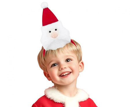 Opaska na głowę Mikołaj na świąteczne przyjęcie dla dorosłych