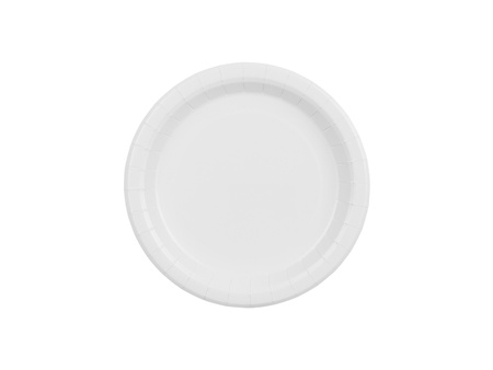 Talerzyki papierowe białe 18 cm 6 szt.