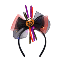 Opaska LED z tiulem Halloween 19 x 23 cm