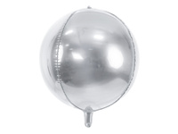 Balon foliowy Kula srebrny 40 cm