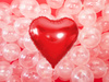 Balon foliowy Walentynki Serce czerwony 61 cm