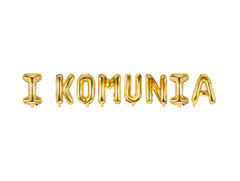 Balon foliowy - I Komunia, 260x40 cm