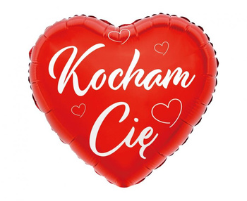 Balon foliowy - Kocham Cię, 18 cali