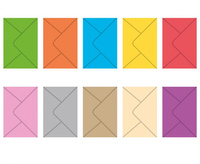 Koperty kolorowe mini KMINI 110x75 Ogólne zest. 527 Kolor - Mix, Unicolour