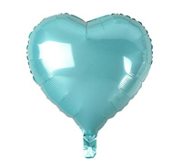 Balon foliowy Serce jasnoniebieski 45 cm