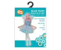 Zestaw dla dzieci Niebieska Wróżka (sukienka, skrzydła), rozm.120/130 cm