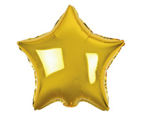Balon foliowy Gwiazda złoty 50 cm