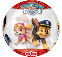 Balon foliowy 16" ORBZ - kula Paw Patrol Chase i Marshall