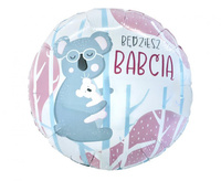 Balon foliowy Będziesz Babcią 45 cm