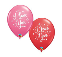 Balon QL 11" z nadr. I Love You