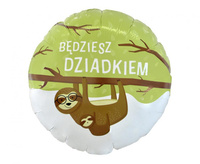 Balon foliowy Będziesz Dziadkiem 45 cm