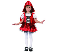 Zestaw dla dzieci Czerwony Kapturek (sukienka, kaptur z pelerynką), rozm. 92/104 cm