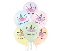Balony D11 Unicorn Heads, 6 szt.