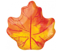 Balon foliowy SuperShape Liść jesienny, 40x53 cm