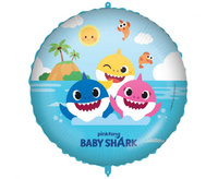 Balon foliowy 18" "Baby Shark fun in the sun"