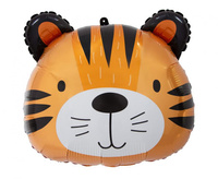 Balon foliowy Tygrys głowa 41 x 36 cm