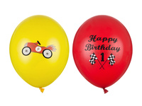 Balon lateksowy Happy Birthday mix 30 cm