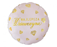 Balon foliowy Najlepsza Dziewczyna, 18"