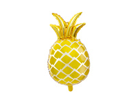 Balon foliowy Ananas złoty 38 x 63 cm