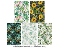 Papier ozdobny P2 200x70cm rolka 1 ark. Ogólne wzór 28 Grafika - Liście, Mix, Monstery