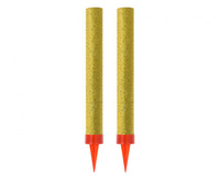 Fontanny party holograficzne złote - 12 cm/ 2 szt.