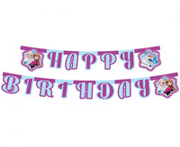 Banner "Frozen Northern Lights" - Happy Birthday
