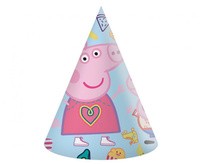 #PC Czapeczki papierowe Peppa Pig, 6 szt.