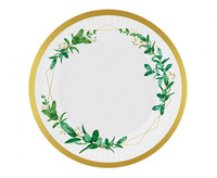 Talerzyki papierowe Celebrate (listki), 18 cm/ 6 szt.