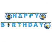 Banner Lego City - Happy birthday