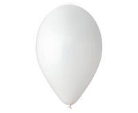 Balony G110 pastel 12" - białe 01
