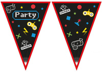 Banner Gaming Party, flagi (papier FSC)