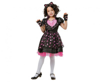 Zestaw dla dzieci Kotek (sukienka, opaska, rękawiczki), rozm.110/120 cm