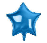 Balon foliowy Gwiazda niebieski 50 cm