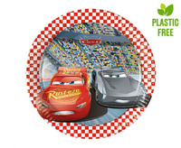 #PT20 Talerzyki pap. Cars 3, next generation, 20 cm, 8 szt. (plastic-free)