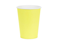 Kubeczki papierowe żółte 250 ml 6 szt.